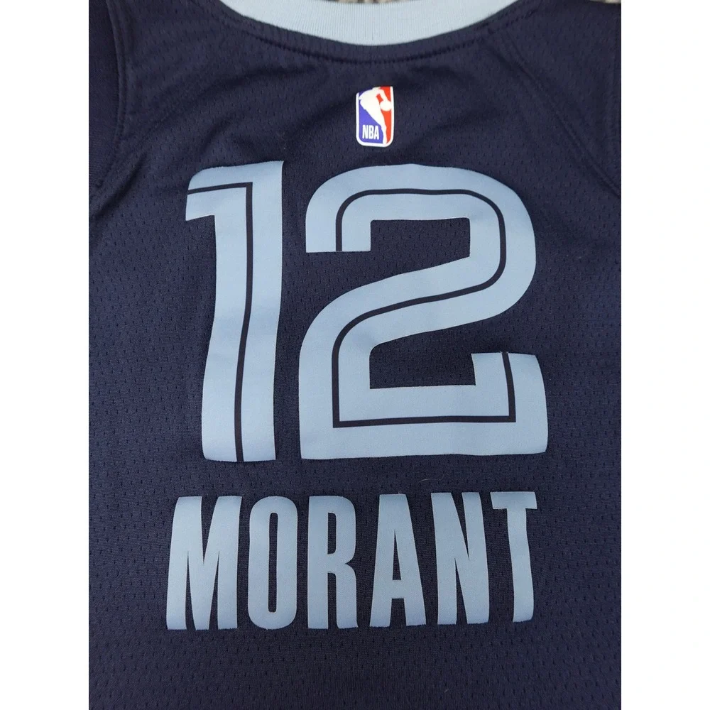 Nike Memphis Grizzlies Ja Morant Jersey Youth M Navy Icon Edition 12 NBASJ25